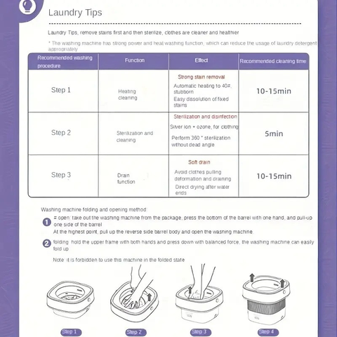 FlexoWasher™ -  Portable Washing Machine